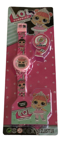 Reloj Lol Digital Con Luz Pulsera Infantil Nena Niña Juguete 0