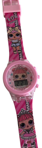 Reloj Lol Digital Con Luz Pulsera Infantil Nena Niña Juguete 1