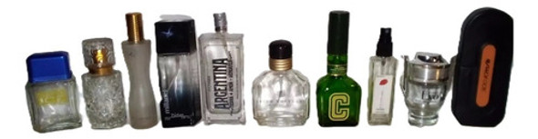 Lote De Frasquitos De Perfume De Cristal Antiguos Y Modernos 0