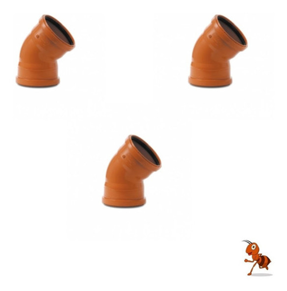 Codo 45° Hh - 50mm Amanco Silentium - X3 Ud. 0 Codo 45° Hh - 50mm Amanco Silentium - X3 Ud. 0