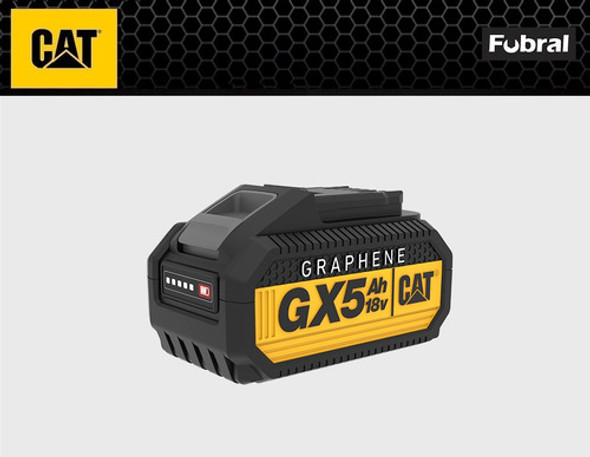 Batería Cat De 18volt Y 5.0amp. De Grafeno Gxb5 1