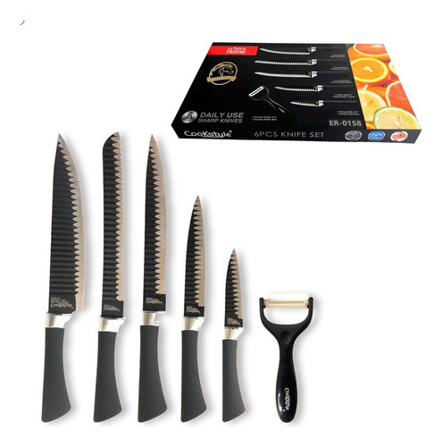 Kit Facas De Churrasco Corte Navalha Dia Dos Pais 0