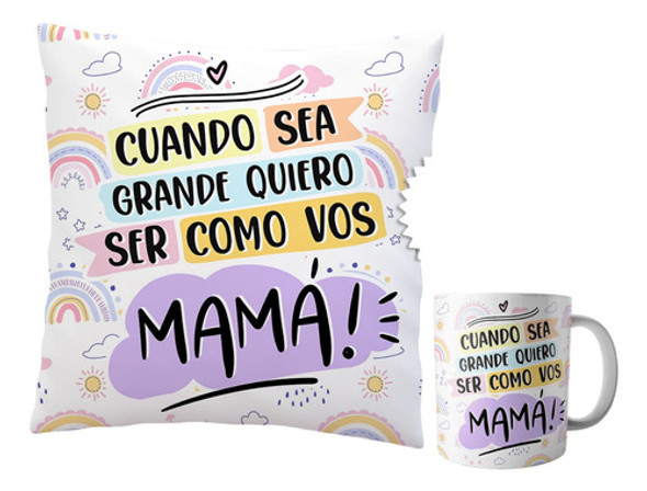 Plantillas Tazas Y Almohadones Día De La Madre Sublimar #3 0