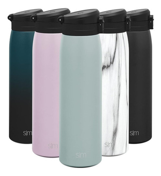 Taza De Café De Viaje Termo Aislada Moderna Simple Con Tapa 0