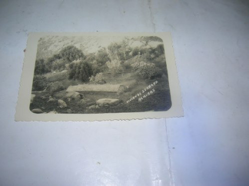 Foto Postal Estampilla 1936 Vivienda Serrana Achiras La Dota 0