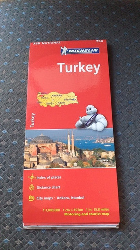 Mapa: Turkey Michelin ( 758 National) 1
