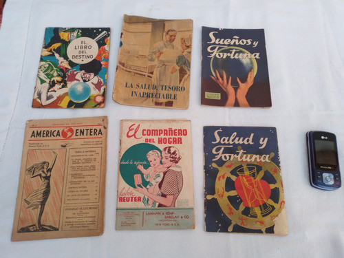 Lote 6 Antiguas Revistas Salud Fortuna Destino Píldoras 0