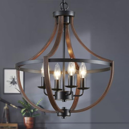 Avzkcy Candelabro De Granja Colgante De 16 0