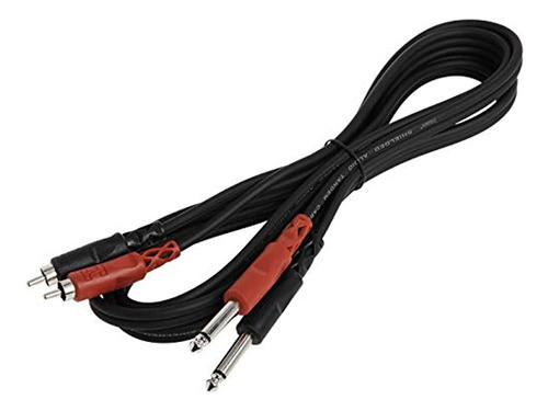 Hosa Cpr-202 Cable De Interconexión Estéreo Dual 1/4  Ts A D 1
