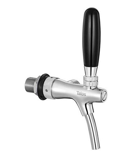 Canilla Chopera Doble Accion Talos Acero Inox Con Regulador 1