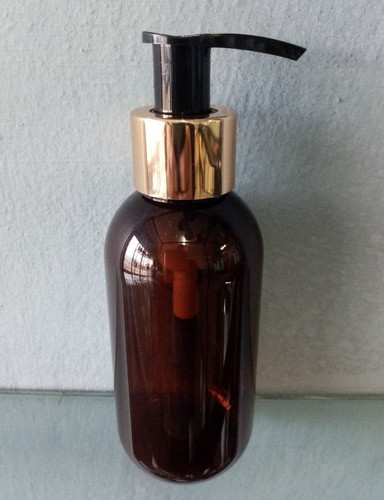 Envase De 125ml En Pet Con Válvula Cremera Metal Dorada X10 1