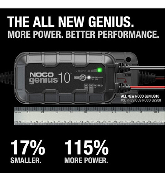 Cargador De Batería Nocogenius10 Para Vehículos, 6v Y 12v 1