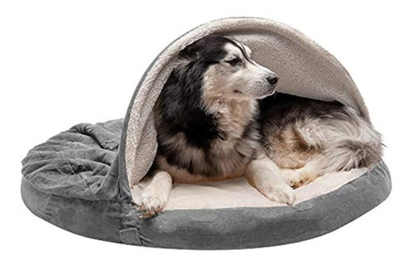 Furhaven Pet - Colchon De Espuma Ortopedico De Contorno Er 0