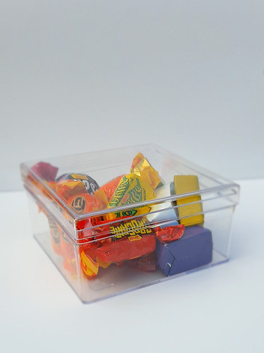 10 Cajas Plástica Para Chocolates Medidas: 10,5 X 10,5 X 5,3 0