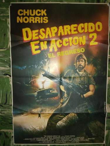 Poster Pelicula Desaparecido En Accion 2 * Año 1985 C Norris 0