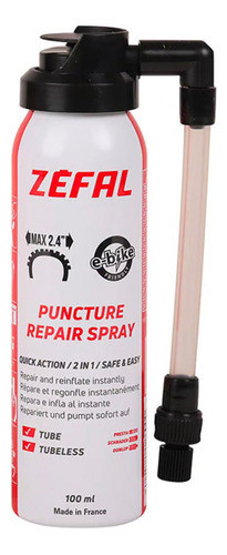 Zefal Spray Reparador Inflador Y Sellador 100ml 0