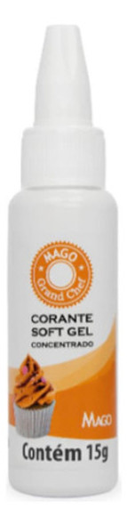 Anilina Soft Gel Laranja 15 Gramas Mago 0
