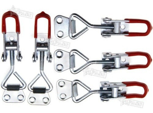 5 X Palanca Abrazadera 100kg Capacidad Tire Acción Cierre Aj 1