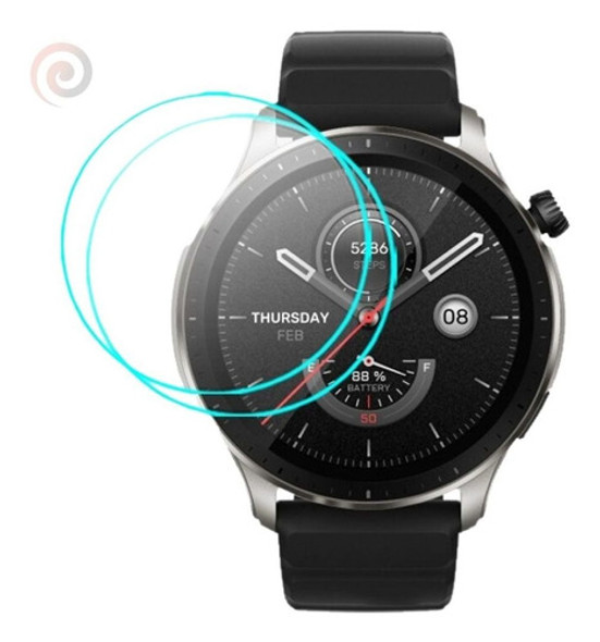 Combo 2x Película De Vidro Protetora Para Amazfit Gtr 4 Novo 0
