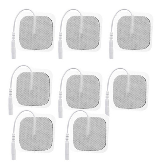 Parches Electrodos Carbon Tens 4x4cm/ Precio X 8 Unidades 0