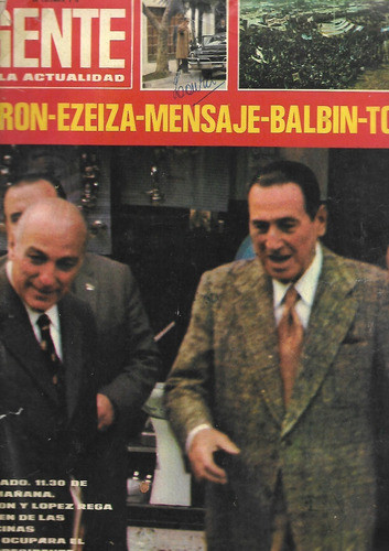 Gente 414 1973 La Vuelta De Peron A Argentina Nº Especial 0