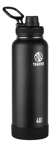 Takeya Actives Botella Agua Acero Inoxidable 40oz Onix 0
