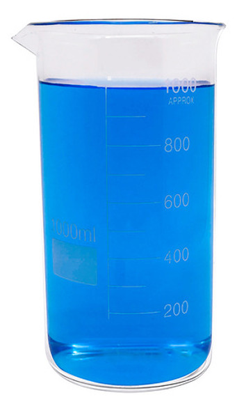 Becker De Vidro Graduado Forma Alta (berzelius) 1000ml 0