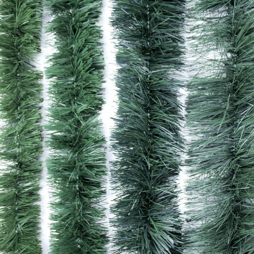 Guirnalda Navidad Tupida Verde 13cm X 2m - 5 Tiras #317-00 1