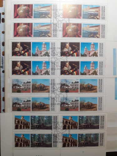 Filatelia. Lote 7 Cuadros Con Sello Primer Día. Año 1975 1