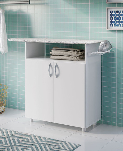 Tábua De Passar Roupas 2 Portas Magnólia Branco - Moveisaqui 1