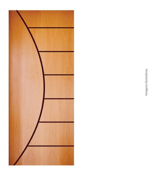 Folha De Porta 210x90cm Semi Solida Modelo 36 Mapaf Wt 0
