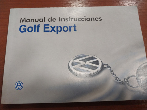 Manual Vw Golf Export Original Año 1997 0