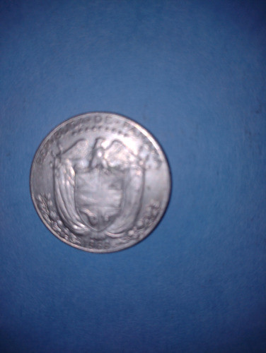 Panamá Moneda 1/2 Balboa De Plata 1968 Usada Impecable Estad 1