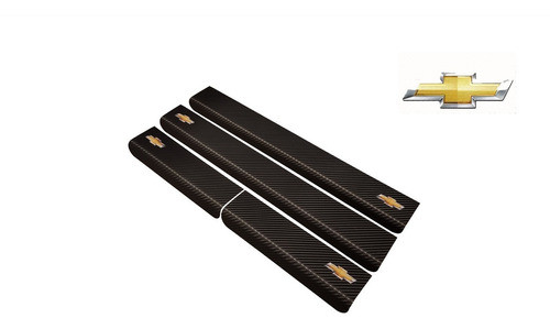 Cubre Zocalos Carbono Chevrolet Corsa Classic Logo Resinado 0