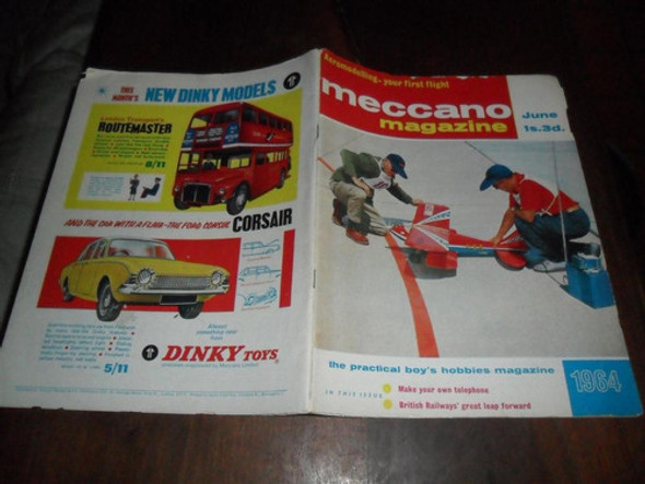 Magazine  Meccano 1964 Nº 4  Dinky Toys Hornby Autito Barco 0 Magazine  Meccano 1964 Nº 4  Dinky Toys Hornby Autito Barco 0