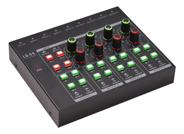 Console De Som Portable 5v.mixer Headphone Power Knob 0