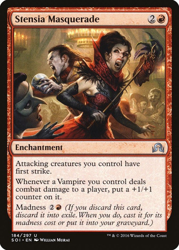 Carta Magic Stensia Masquerade Shadow Over Innistrad Mtg 0