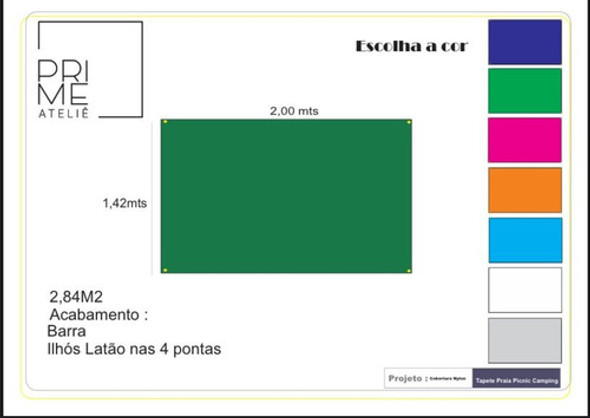Tapete Impermeável Para Picnic Praia Camping 1,40 X 2,00 Mts 1 Tapete Impermeável Para Picnic Praia Camping 1,40 X 2,00 Mts 1
