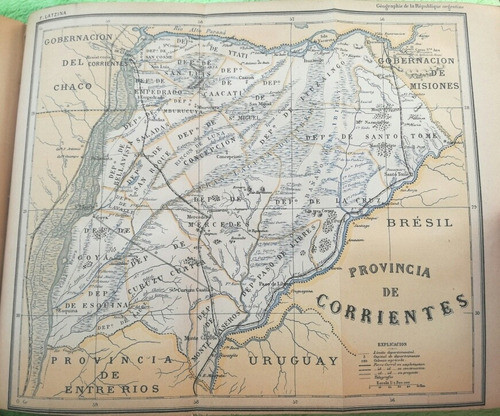 Antiguo Mapa Corrientes 0