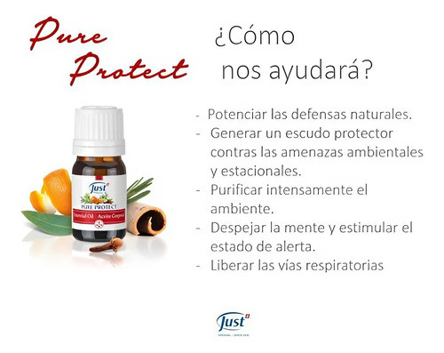 Set Aroma Blend + Pure Protect + Pulsera Difusor Just 1