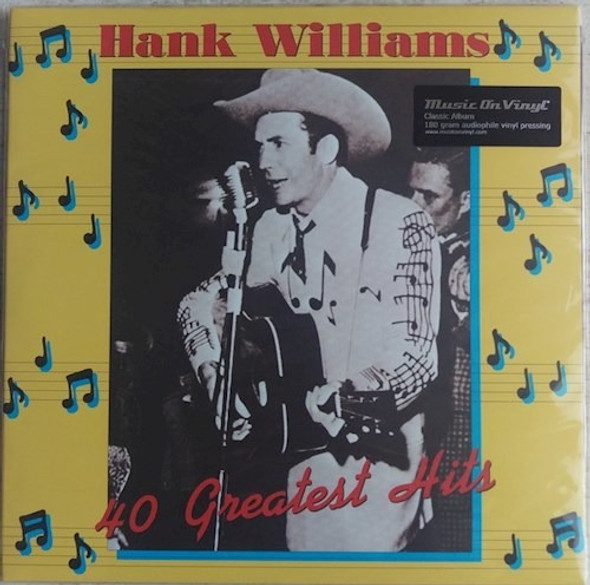 40 Greatest Hits - Williams Hank (vinilo) - Importado 0