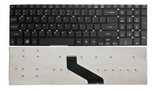 Nuevo Teclado Portátil U.s. Sin Marco Para Acer Aspire E15 5 0