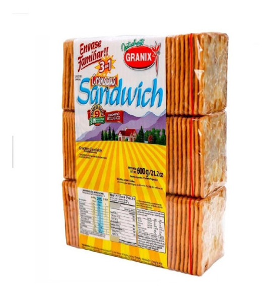Galletitas Granix Sándwich X 600grs 0