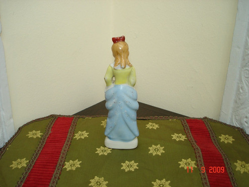 Figura Porcelana Japonesa Antigua Dama Para Vitrina Mirala 1