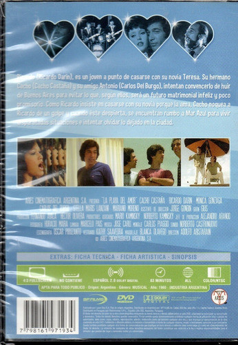La Playa Del Amor - Dvd Nuevo Original Cerrado - Mcbmi 1