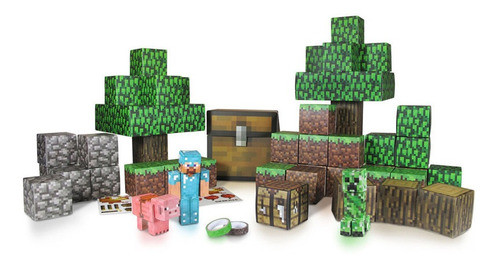 Muñecos Minecraft - Kit Imprimible Minecraft Para Armar 1