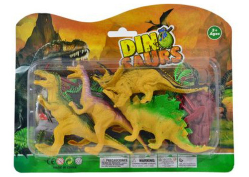 Set De Dinosaurios 6 Piezas En Blister 28.5x21x4cm - 52357 0