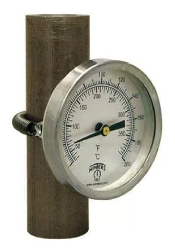 Termómetro De Contacto C/abrazadera 0/200°c 63mm Diam Tct168 0