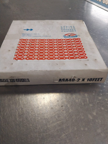 Cadena  Asa 40/2  Marca  Rombo  ( Origen  India )  Paso 1/2 0