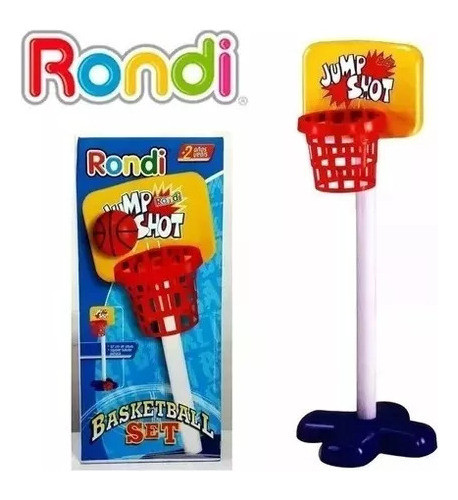 Set Aro De Basquet Pelota Juego Rondi De Pie Niños 0